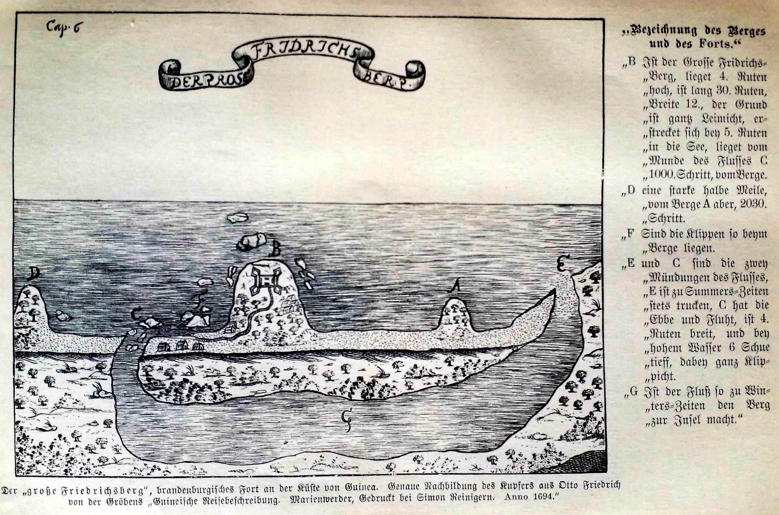 GeschichtlicherRückblick - Große Friedrichsberg - brandenburgisches Fort an der Küste v.jpg