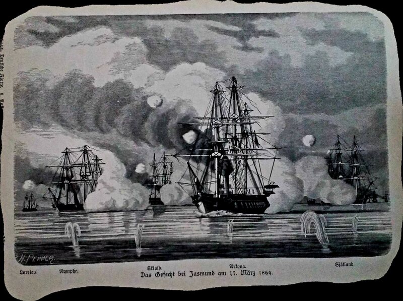 Datei:GeschichtlicherRückblick - 17.3.1864 - Das Gefecht bei Jasmund.jpg