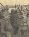 Festgenommene belgische Freischärler die auf deutsche Soldaten schossen.jpg