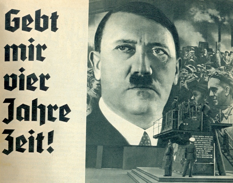 Datei:Gebt mir vier Jahre Zeit-Adolf Hitler....jpg