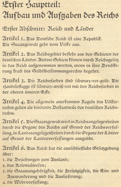 Datei:Reichsverfassung 1919-Artikel1.jpg